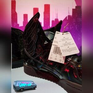 Sz 12.5 Adidas Jeremy Scott x Forum Wings 4.0 Black Opal